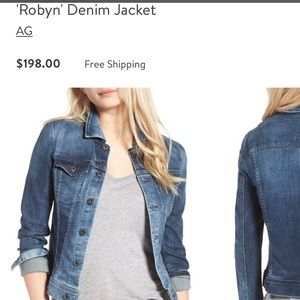 AG ROBYN DENIM JACKET size M